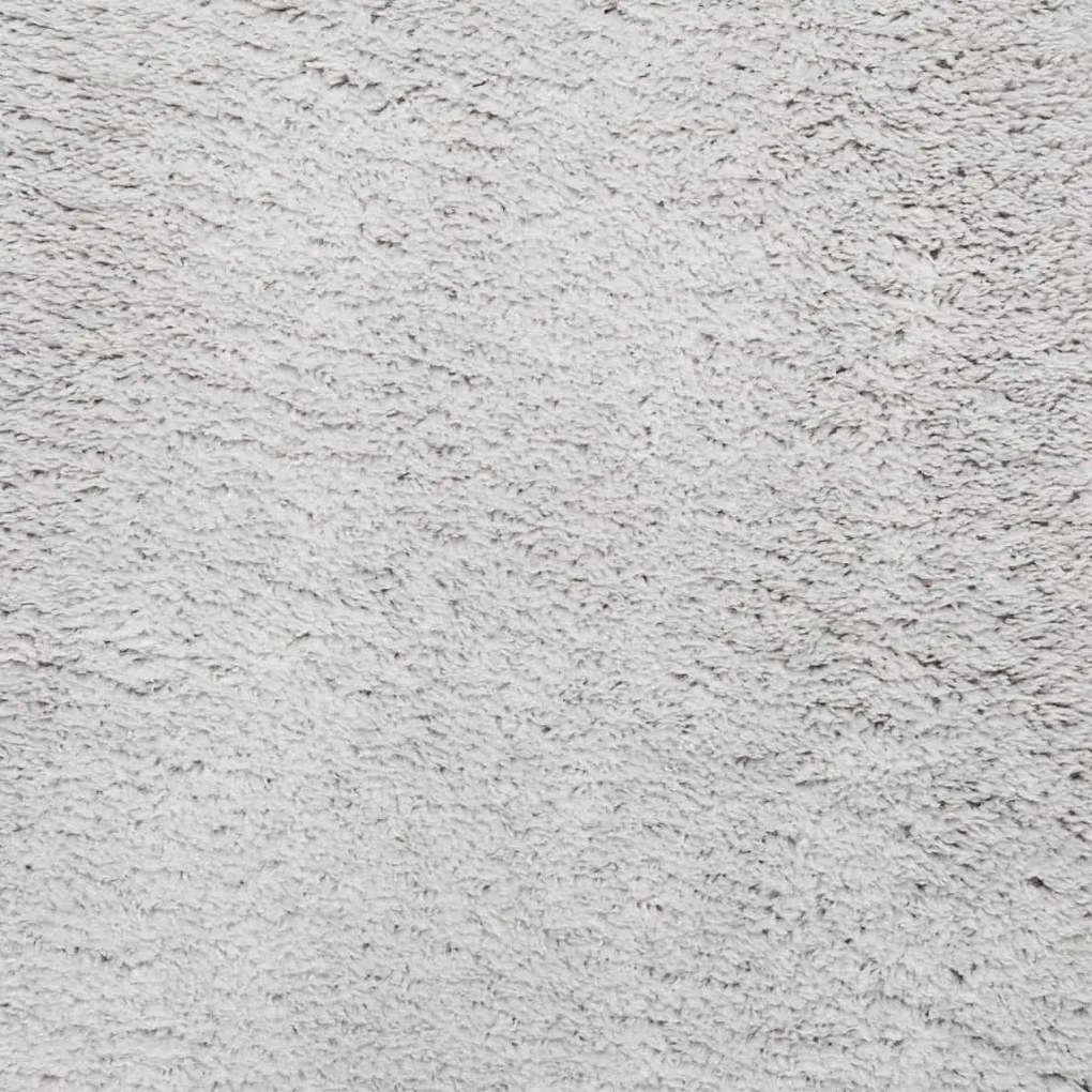 Tapete pelo curto macio e lavável HUARTE Ø 160 cm cinzento