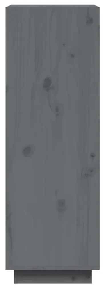 Estante/divisória 60x35x103 cm pinho maciço cinzento