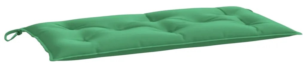 Almofadões banco jardim 2 pcs 100x50x7cm tecido oxford verde