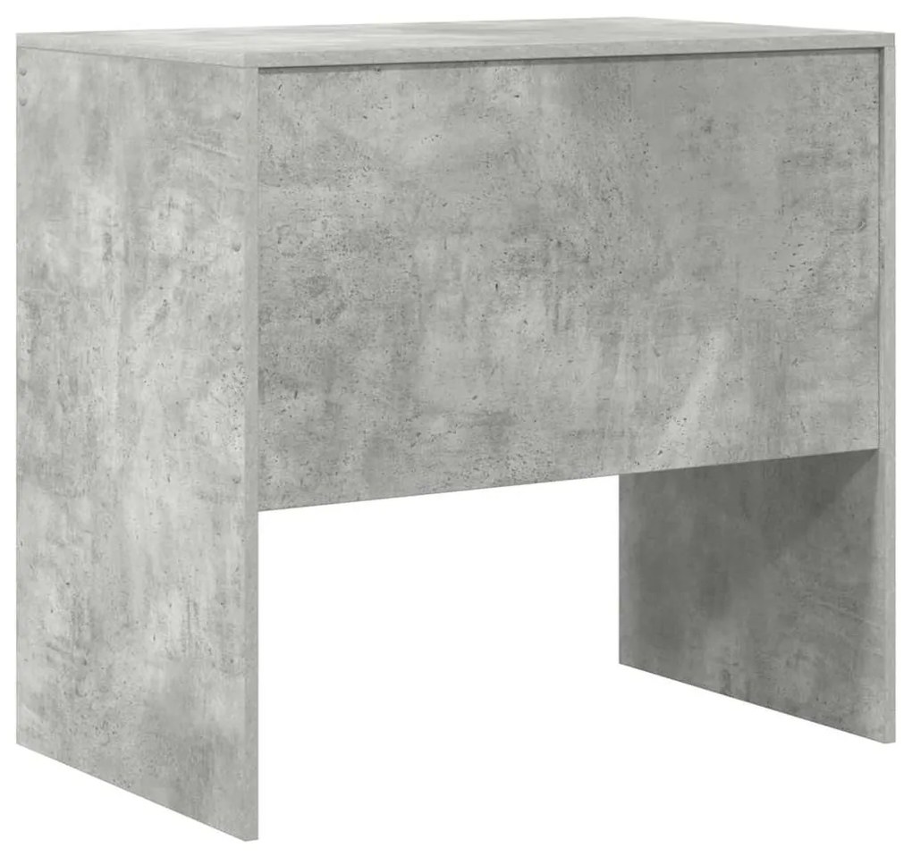 Mesa Betão Cinza 80x50x76 cm Madeira engenheirada