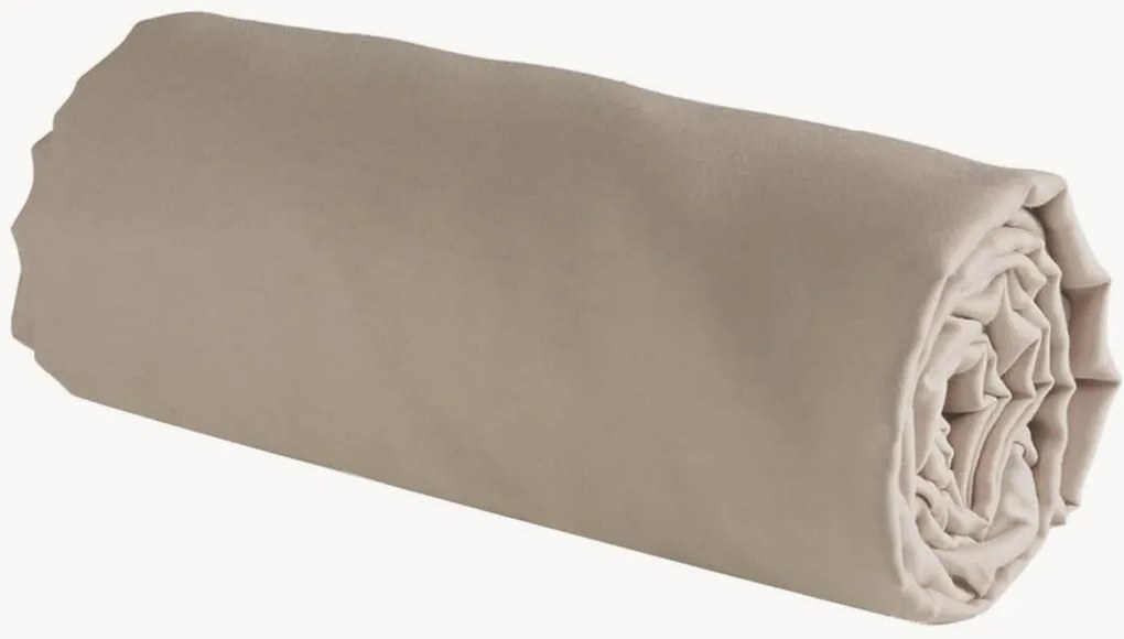 Lençol com elástico em cetim de algodão Arles