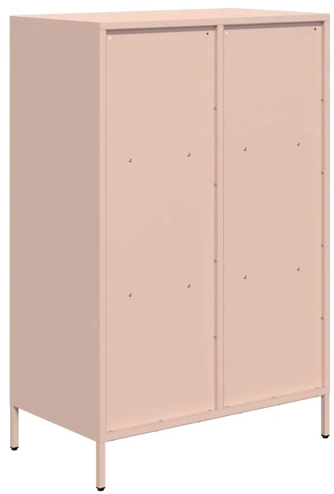 Móvel alto 68x39x103,5 cm aço rosa
