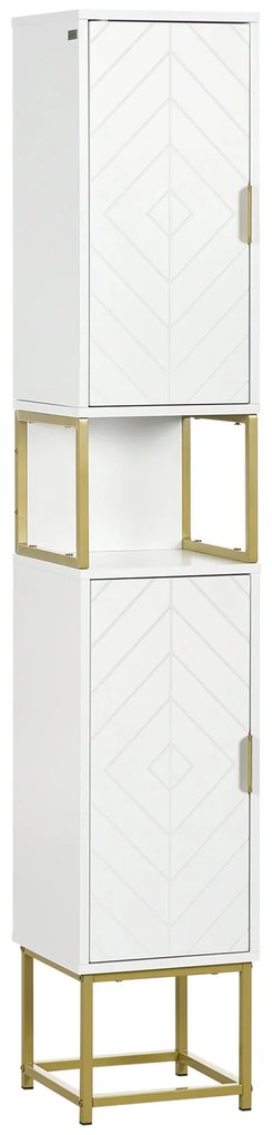 Coluna de Casa de Banho "Arizona" – Móvel Alto com 2 Portas, Compartim