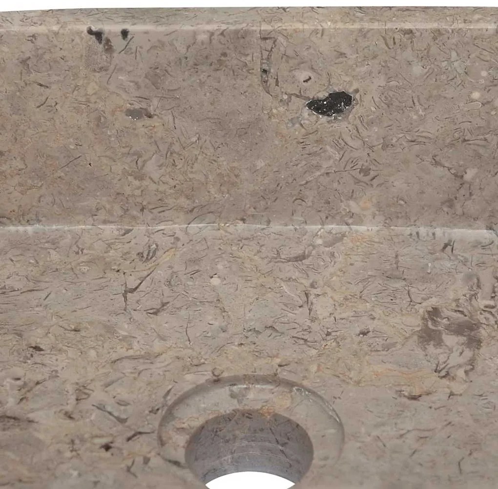 Lavatório 30x30x13 mármore cinzento