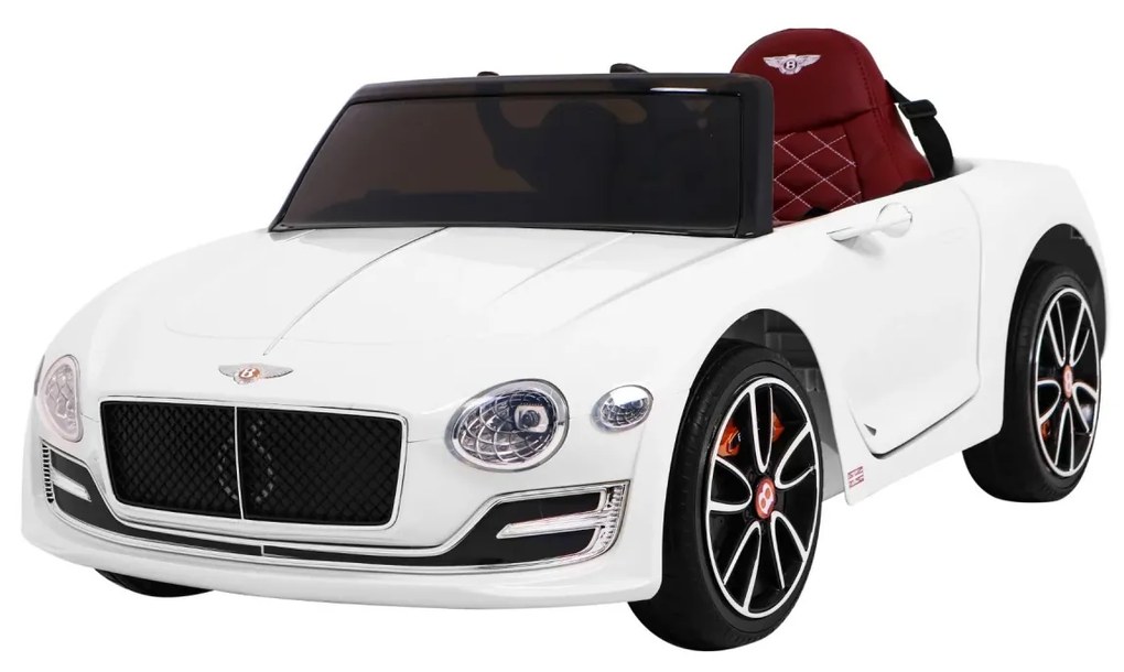 Carro elétrico para Crianças 12V Bentley EXP12 Rodas de EVA, Assento de couro Branco