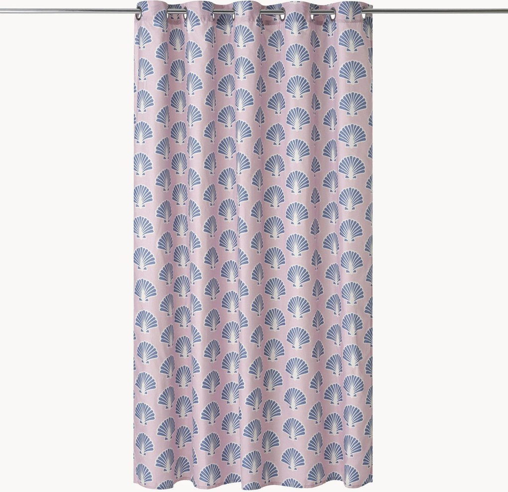 Cortina de duche com padrão resistente à água Shelly