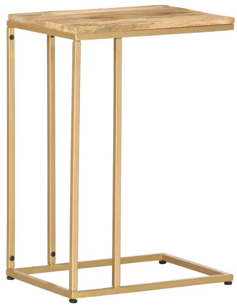 Mesa de apoio 35x45x65 cm madeira de mangueira maciça