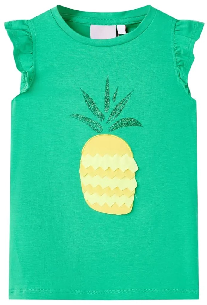 T-shirt de criança verde 140