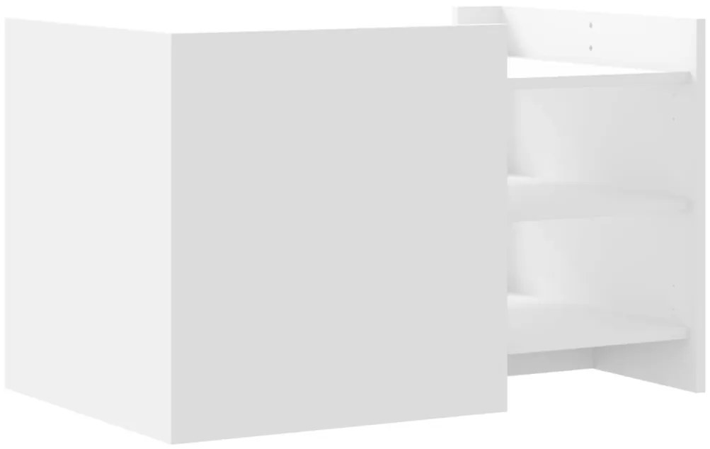 Mesa de centro 80x50x50 cm derivados de madeira branco