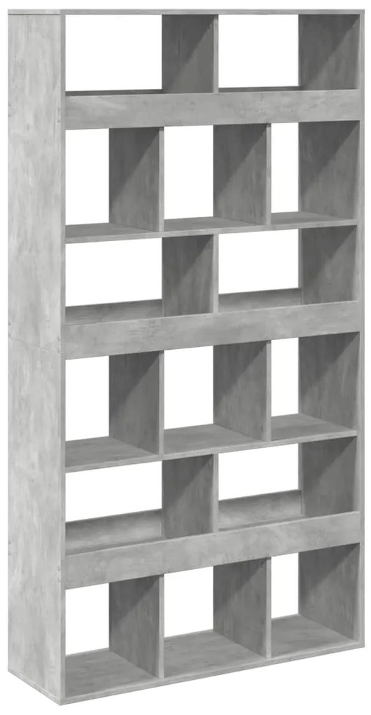 Estante 100x33x187,5 cm derivados de madeira cinzento cimento