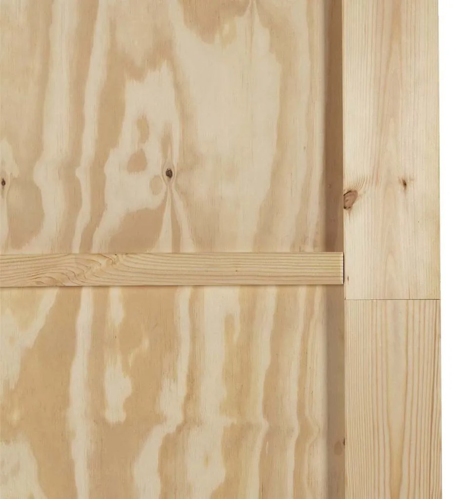 Porta Deslizante com Conjunto de Hardware 'ORKDAL'Madeira Sólida de Pi