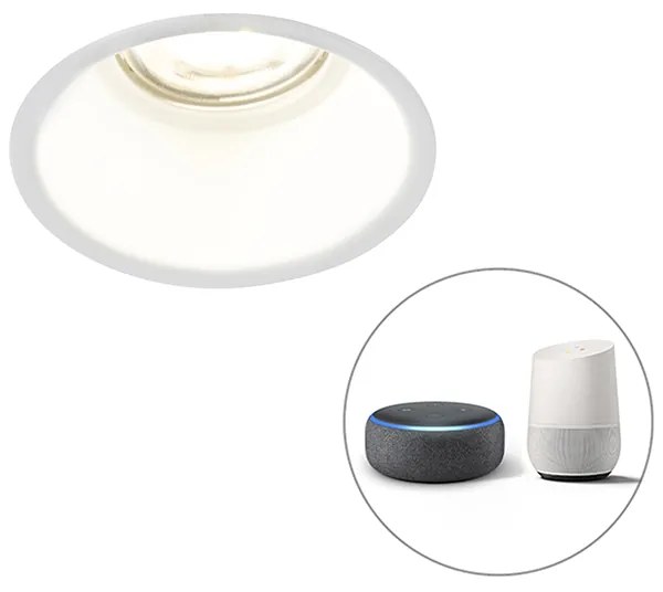 LED Foco embutido inteligente branco com Wi-Fi GU10 - Dept Design,Moderno