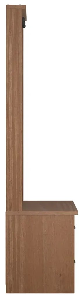 Árvore de Hall SANDNES 87x40x159,5 cm Madeira Maciça de Pinho
