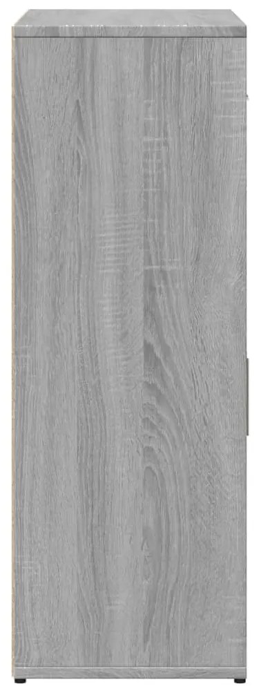 Aparador 60 x 30 x 84 cm derivados de madeira cinzento sonoma