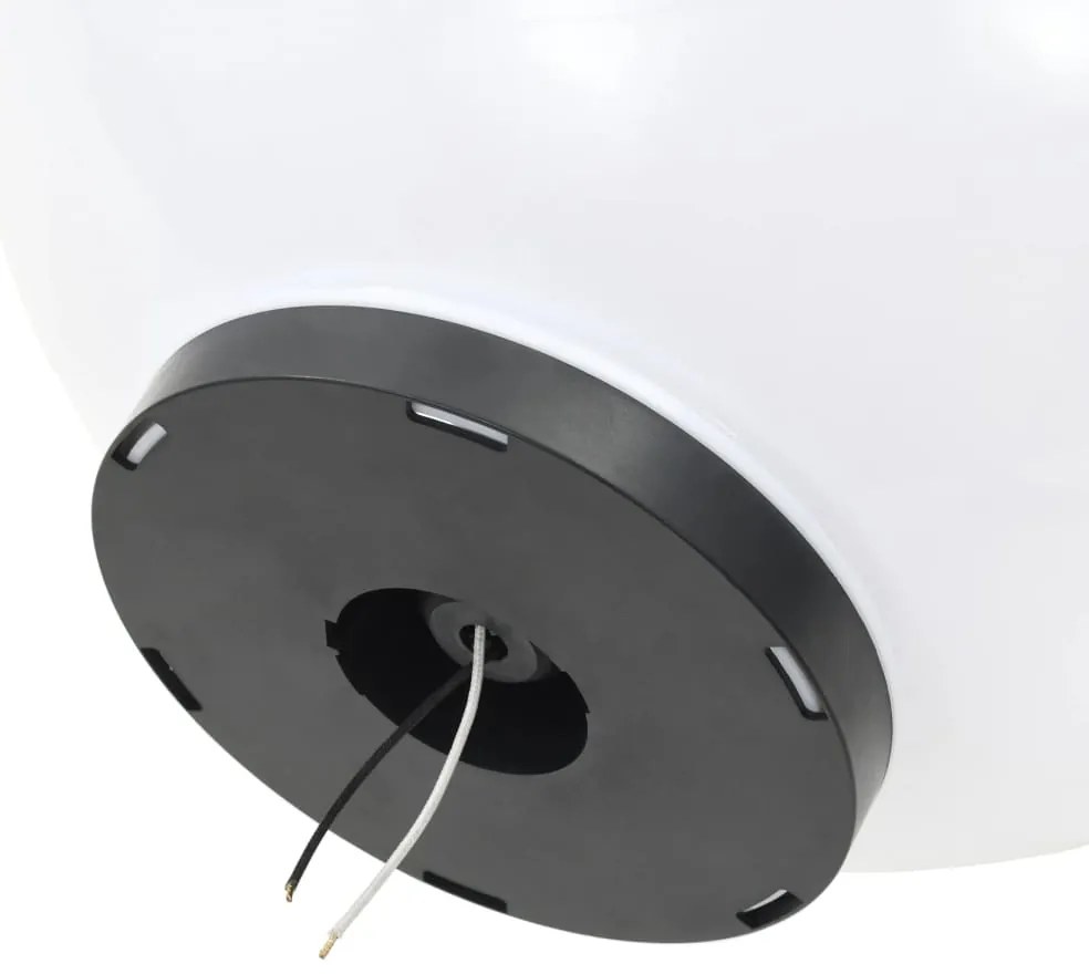 Candeeiros esféricos LED 2 pcs 50 cm PMMA