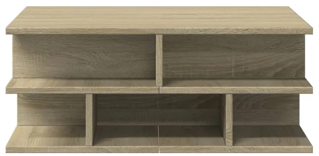 Mesa de centro 70x70x29 cm contraplacado carvalho sonoma