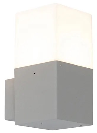 Candeeiro de parede exterior moderno Dinamarca cinzento IP44 Moderno