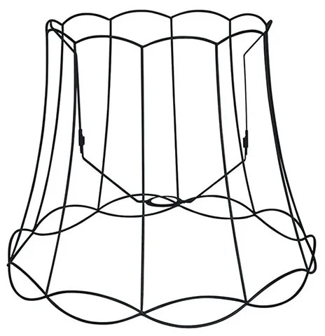 Abajur de metal preto 50/40 - Granny Frame