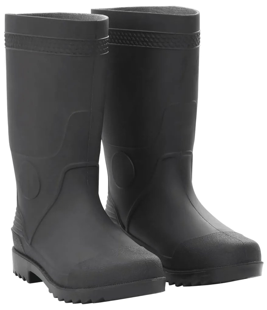 vidaXL Galochas tamanho 40 PVC preto