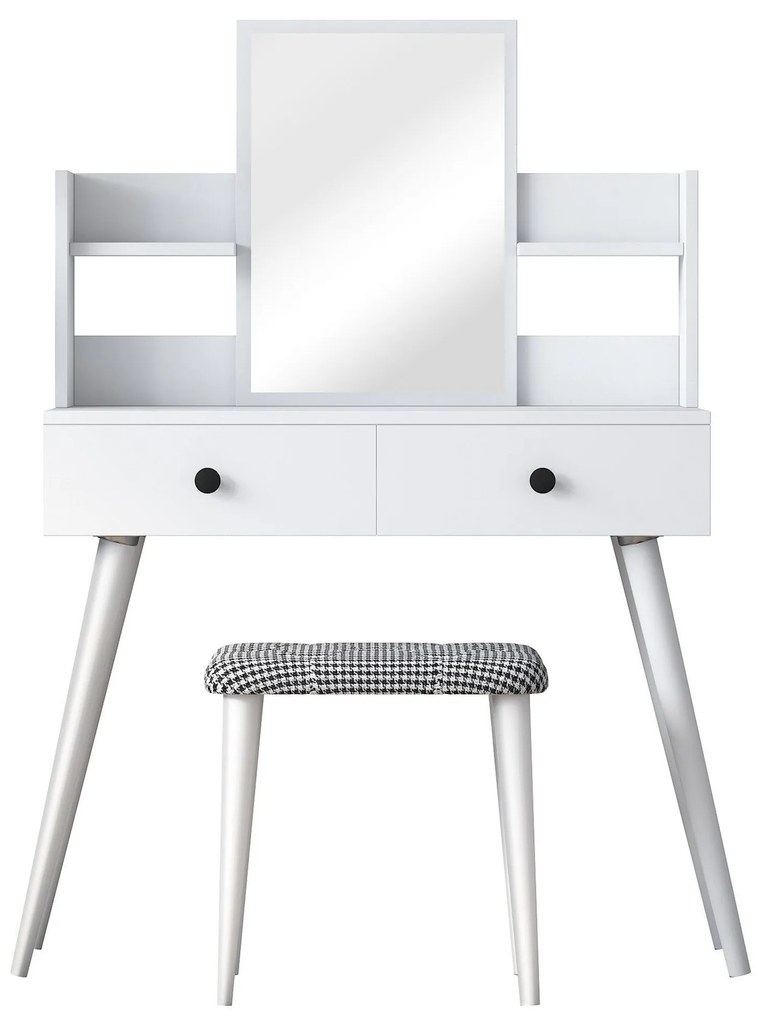 Mesa de Maquilhagem BJ102 – Branco – 103x111,8x40 cm