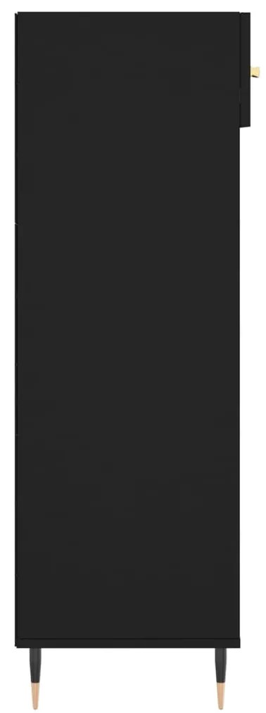 Sapateira 60x35x105 cm derivados de madeira preto