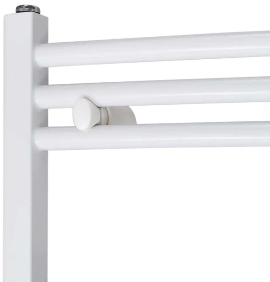 Aquecedor toalhas banheiro curvo 500 x 764 mm conector lateral e centr