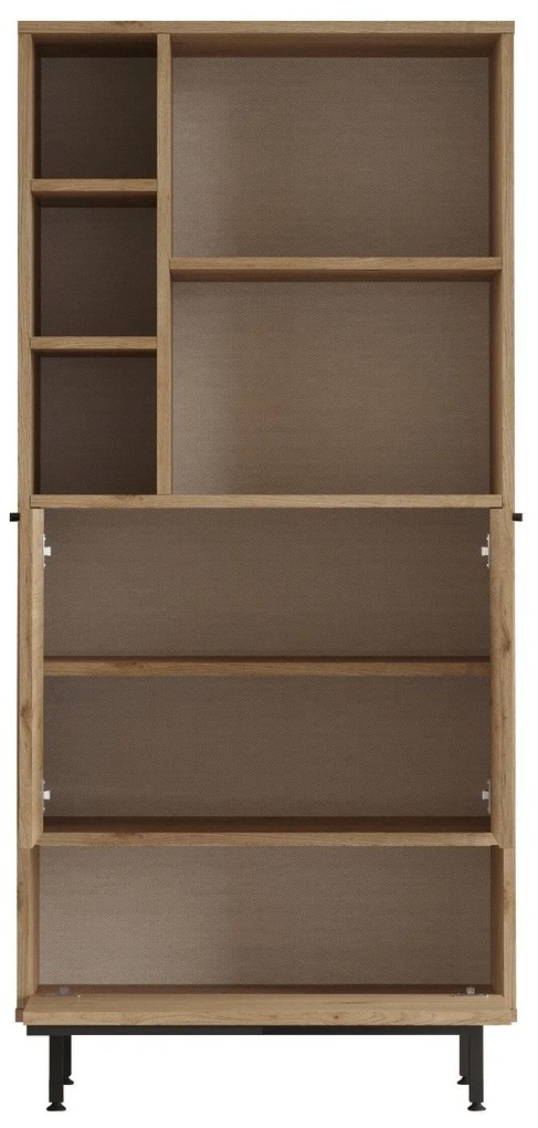 Armário de Casa de Banho ON9C – Nogueira – 74,8 cm x 161,6 cm x 35,5 c