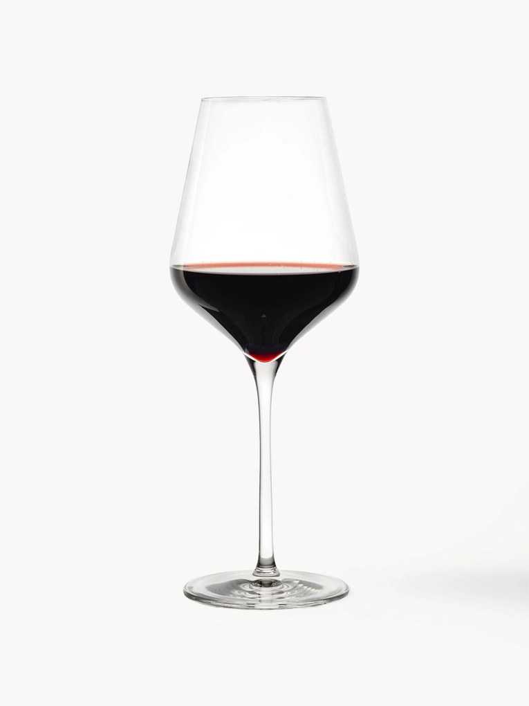 Copos para vinho tinto de cristal Quatrophil, conjunto de 6