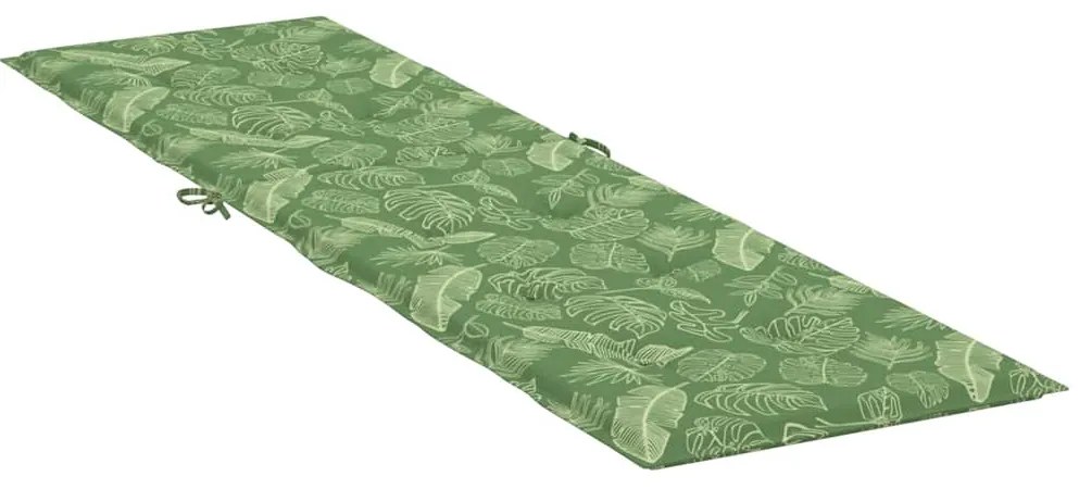Almofadão p/ cadeira de terraço tecido oxford padrão folhas