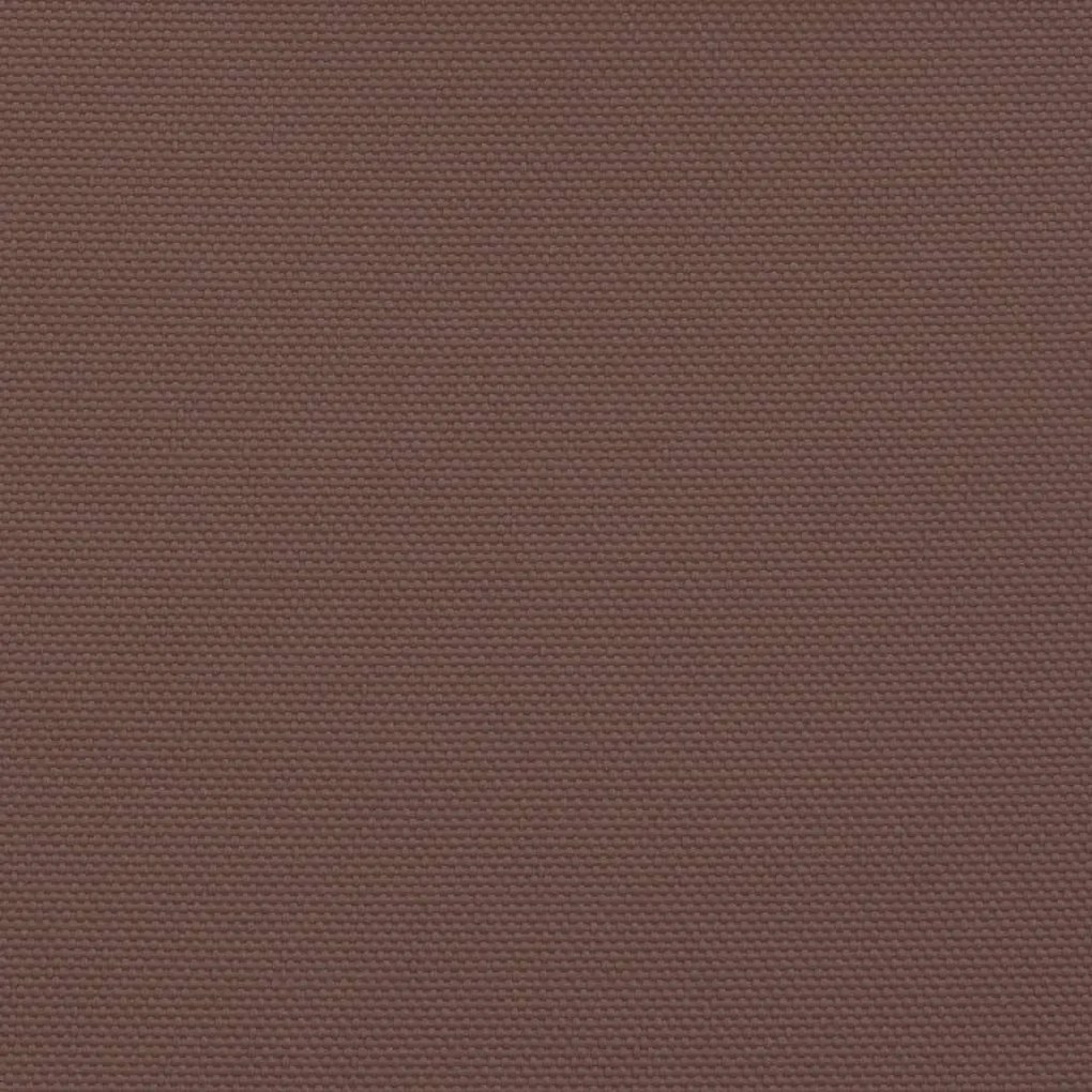 Tela de varanda 120x1000 cm 100% poliéster oxford castanho