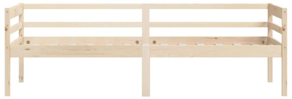 Estrutura de cama 90x200 cm pinho maciço