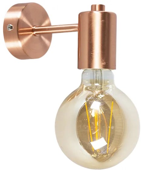 Candeeiro de parede Art Deco inteligente cobre incl. lâmpada WiFi G95 - Facil