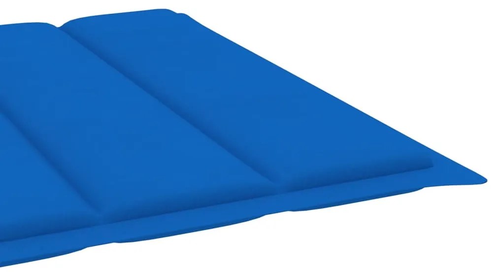 Espreguiçadeira de jardim com mesa e almofadão pinho impregnado