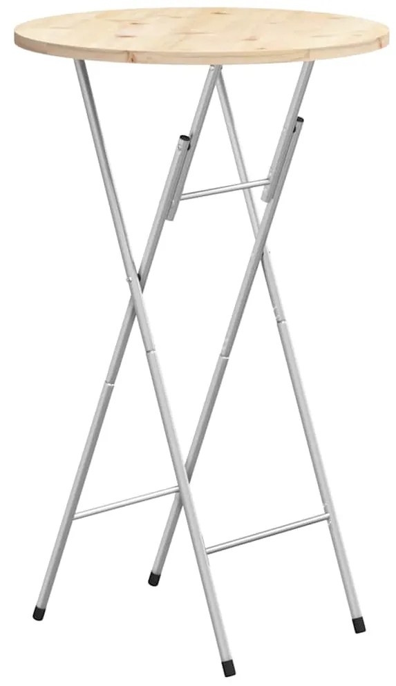 Pernas de mesa de bar dobráveis aço galvanizado prateado