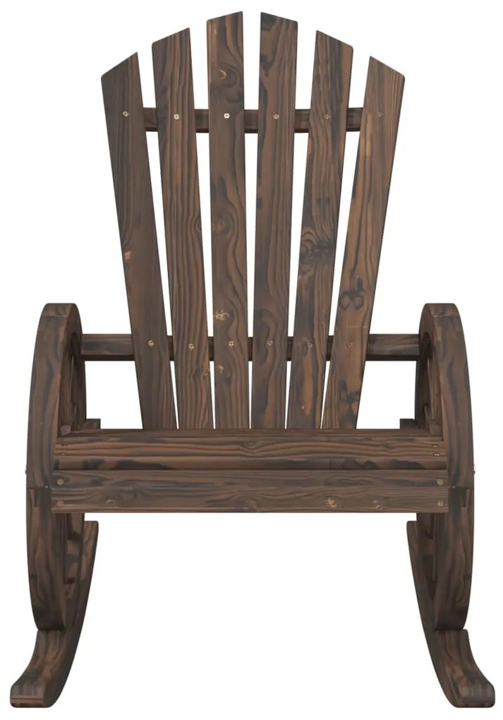 Cadeiras de baloiço Adirondack 2 pcs madeira de abeto maciça