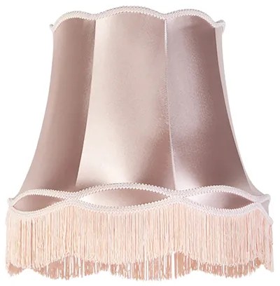 Abajur de Seda Rosa 45 cm - Granny Retro