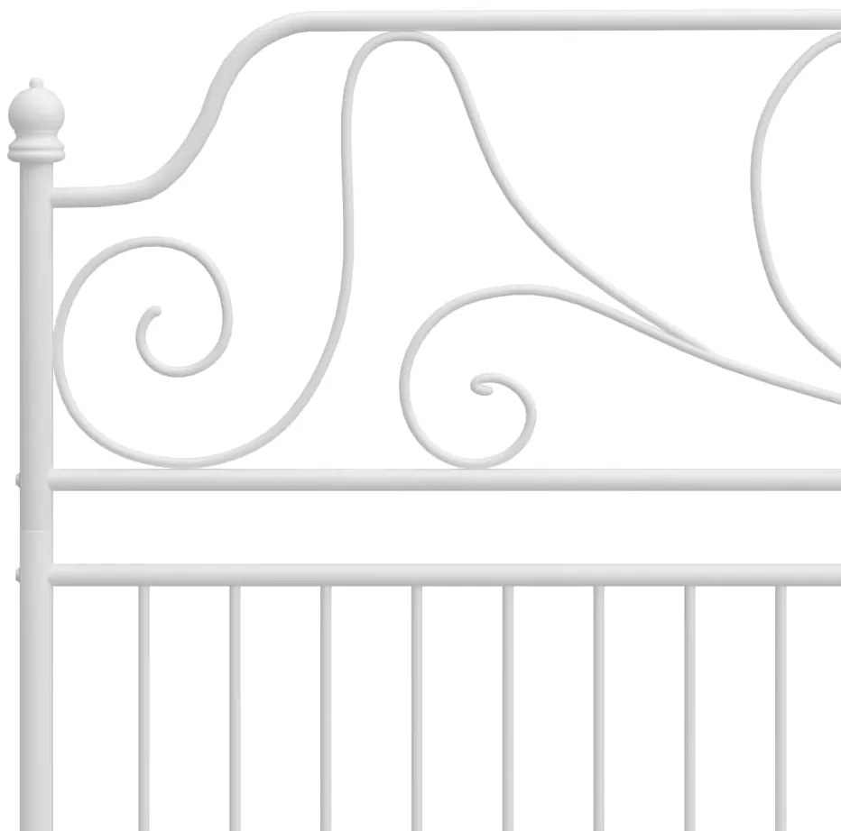 Estrutura de cama metal 180x200 cm branco
