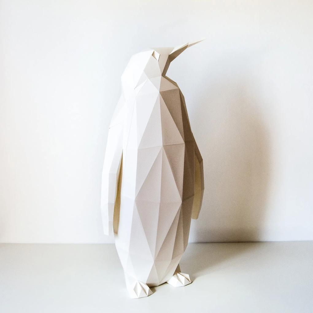 Emperor Penguin - DIY White Paperlamp
