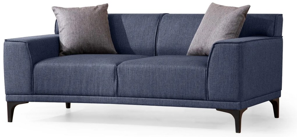 Sofá de 2 Lugares Petra – Azul – 165x87x86 cm
