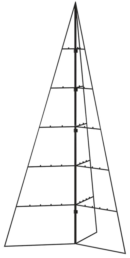 Árvore de Natal Piramide para Decoração em Metal - 100 cm