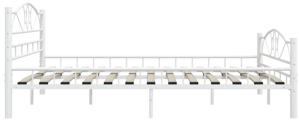 Estrutura de cama 200x200 cm metal branco