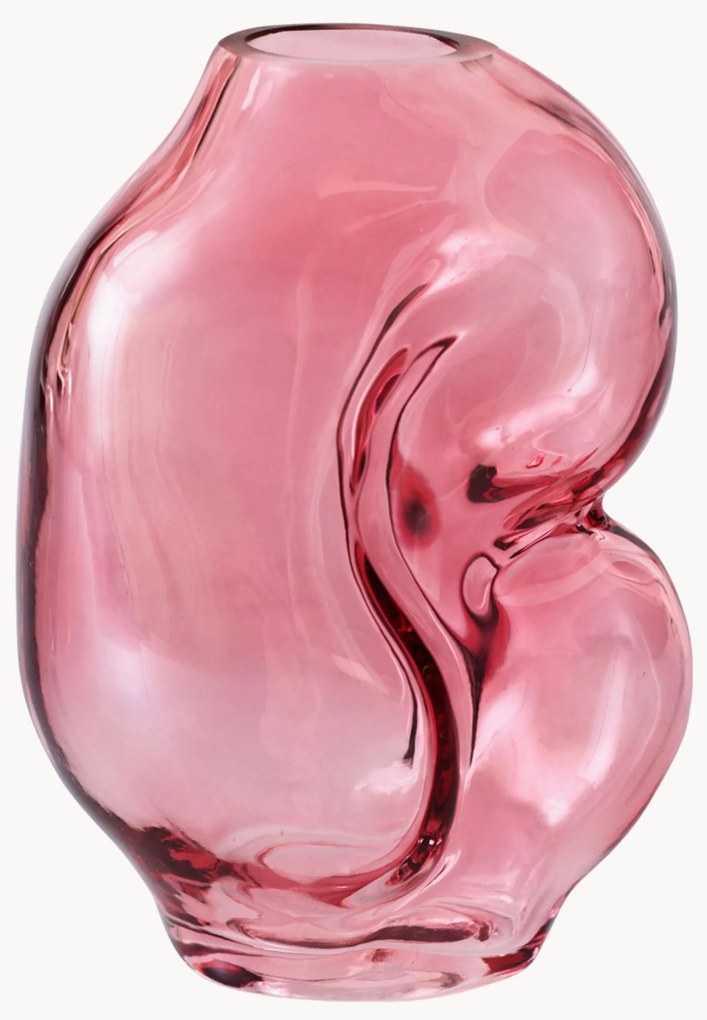 Jarra de vidro artesanal Gleam, Alt 18 cm