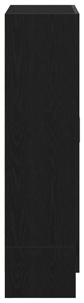 Estante 82,5x30,5x115 cm derivados de madeira carvalho preto
