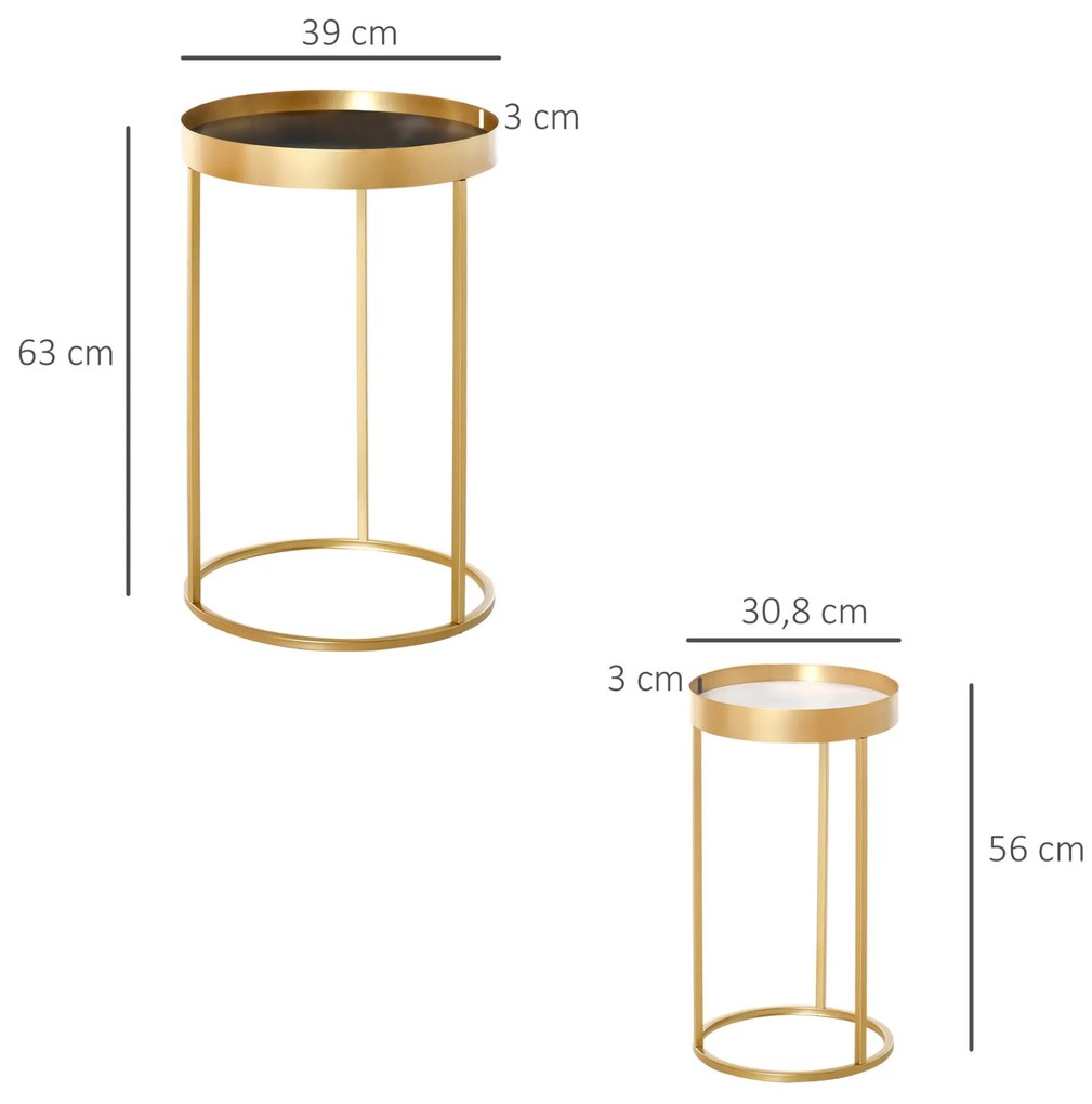 Conjunto de 2 Mesas de Centro Light - Design Moderno