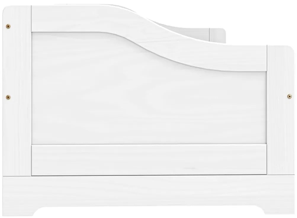 Sofá-cama com 3 gavetas 90x200 cm madeira de pinho maciça IRUN