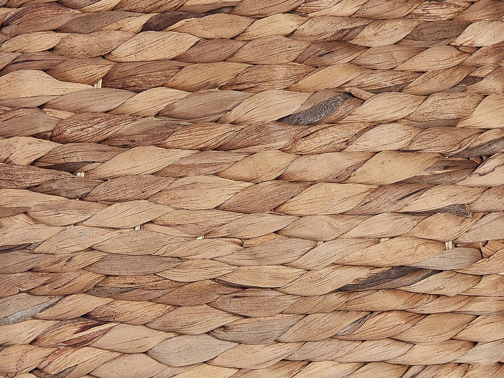 Cesto forma de pinguim em fibra de jacinto de água cor natural HADZABE Beliani