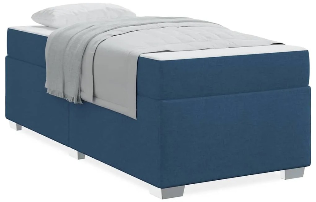 Estrutura da Cama Outros Azul 90 x 190 cm tecido