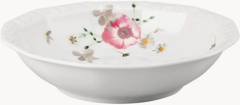 Taças de sobremesa em porcelana Maria Pink Rose, conjunto de 6
