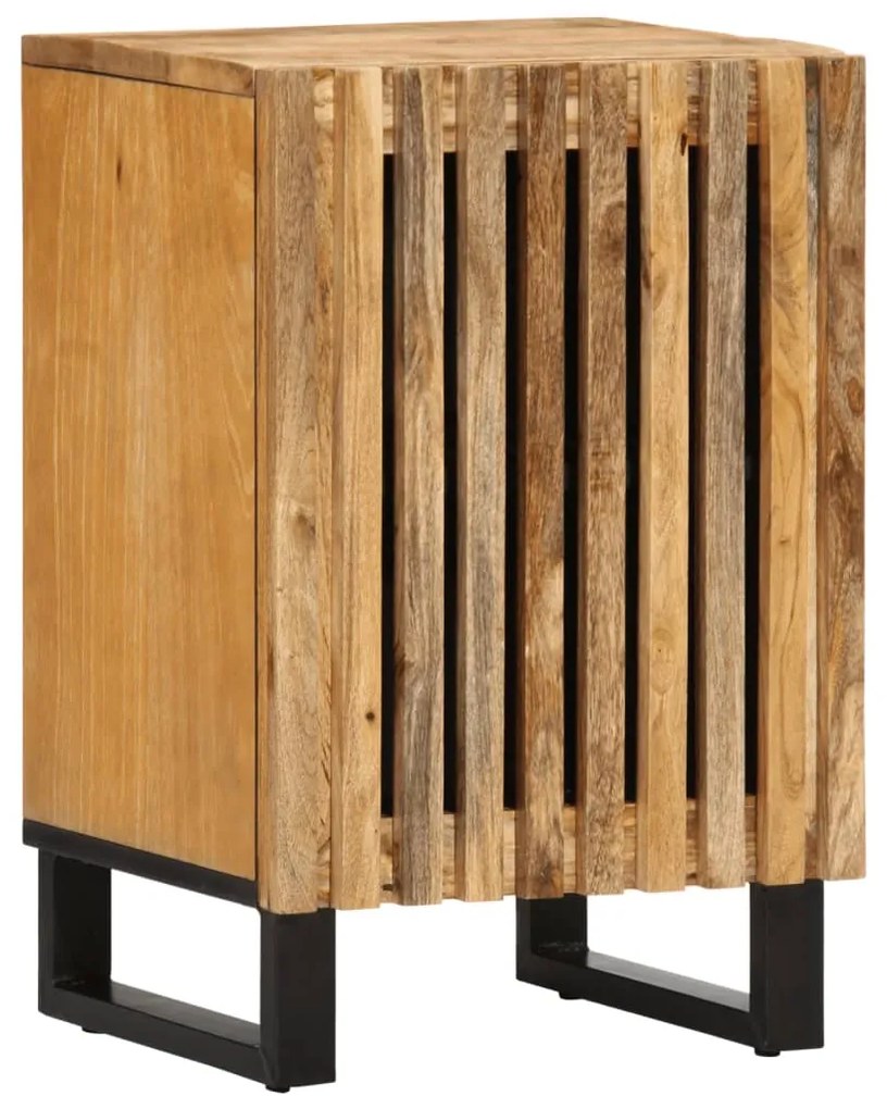 vidaXL Armário de casa de banho 38x34x58 cm mangueira maciça áspera