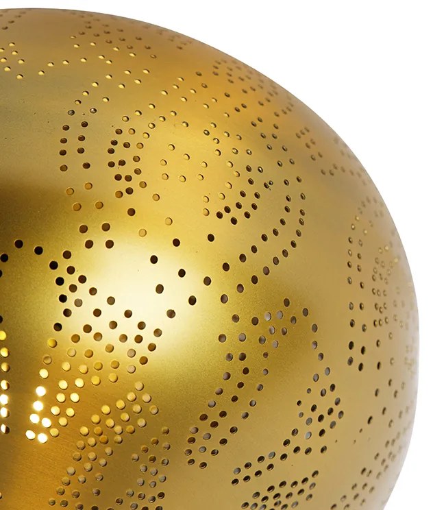 Candeeiro de teto oriental dourado - Zayn Oriental